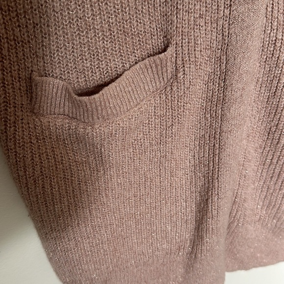 RW&CO Long Blush Cardigan with golden shiny tones - Picture 6 of 8